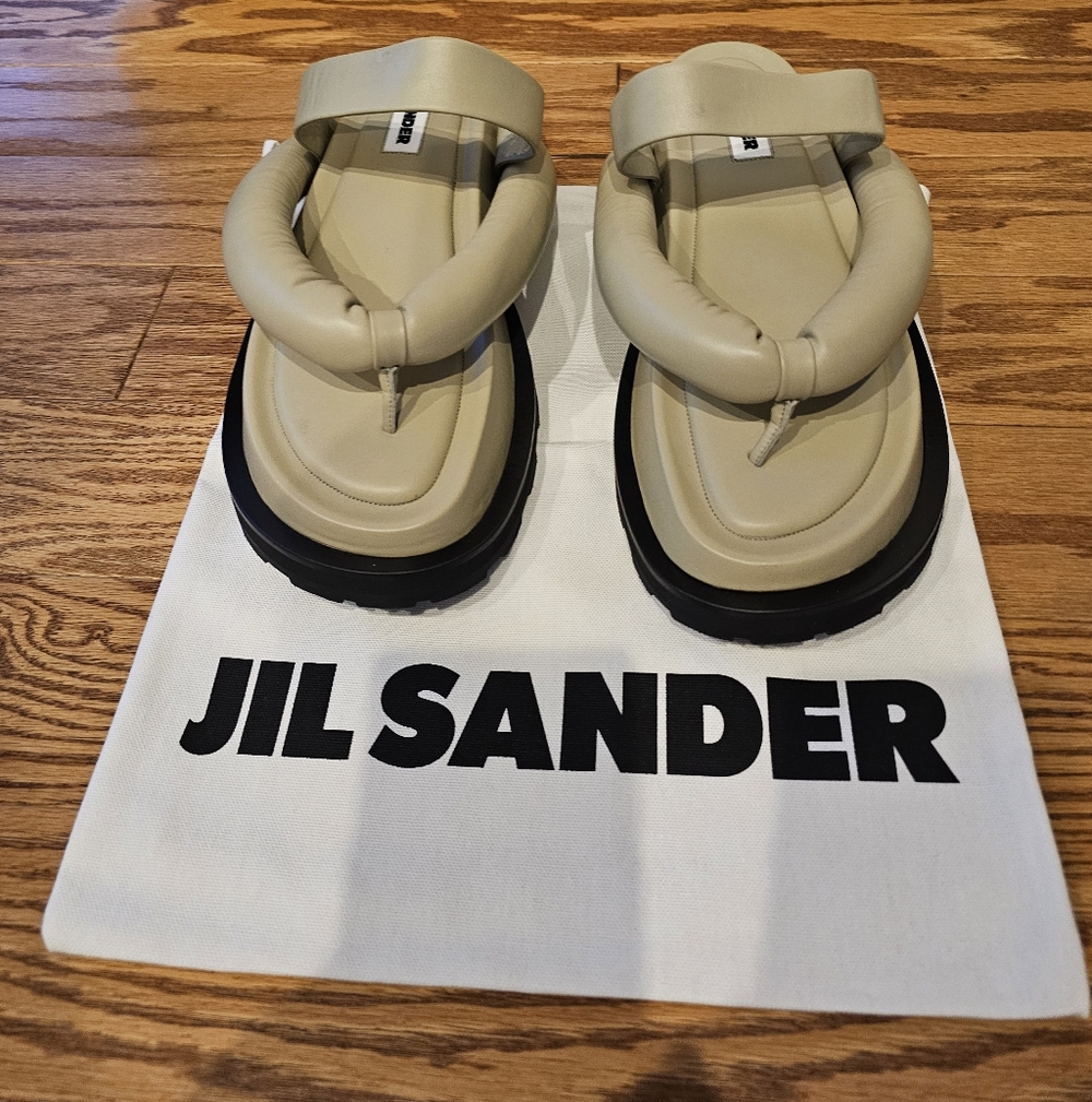 Jil Sander Oversize Strap And Sole Sandals